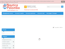 Tablet Screenshot of nauticapalomba.it